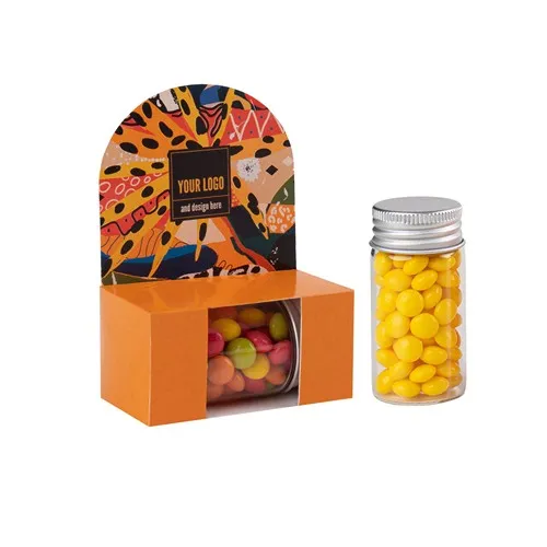 Carnet Publicitaire Gourmand avec Sucreries Personnalisables