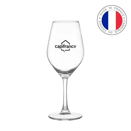 Verre à vin 26cl personnalisable - Fabrication française