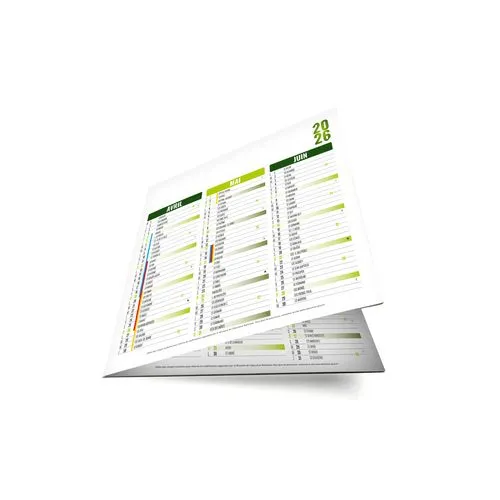 ORIGAMI CARRE VERT 2026 - CC REMBORDE - MARQUAGE 1 COULEUR - IDENTIQUE RECTO VERSO