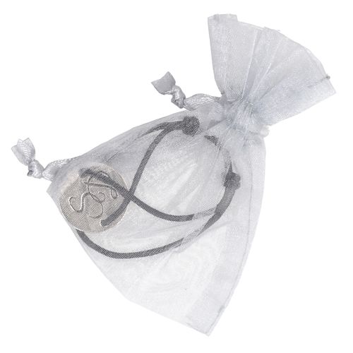 Bracelet Brésilien Métal Personnalisable - Finition Nickel Brillant