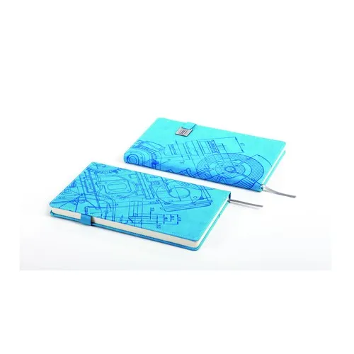 Carnet à couverture rigide personnalisable - Format A5 - 112 pages