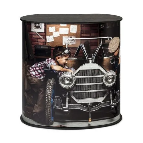 Comptoir Portable Professional M Noir ECO - Stand Événementiel