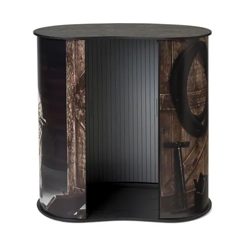 Comptoir Portable Professional M Noir ECO - Stand Événementiel