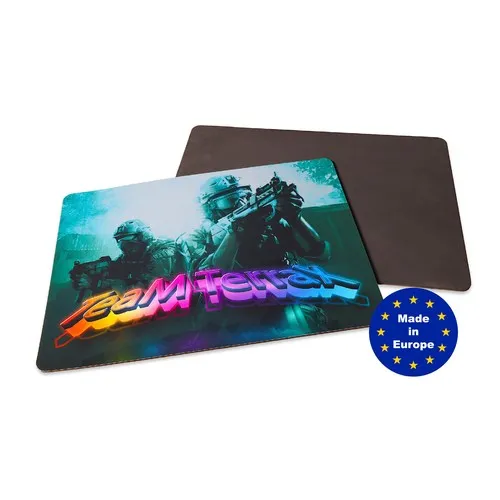 Tapis de souris publicitaire en caoutchouc personnalisable