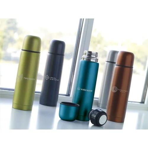 Frosted Bottle RCS Recycled Steel 500 ml bouteille