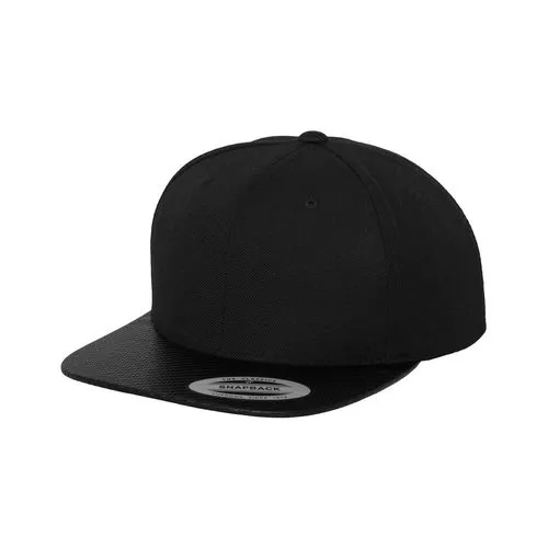Casquette Snapback Carbon - Visière Plate Personnalisable