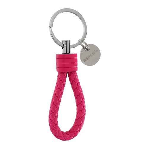 Porte-Clés Boucle PU avec Breloque Métal - Personnalisable
