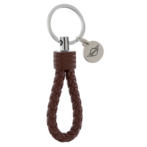 Porte-Clés Boucle PU avec Breloque Métal - Personnalisable