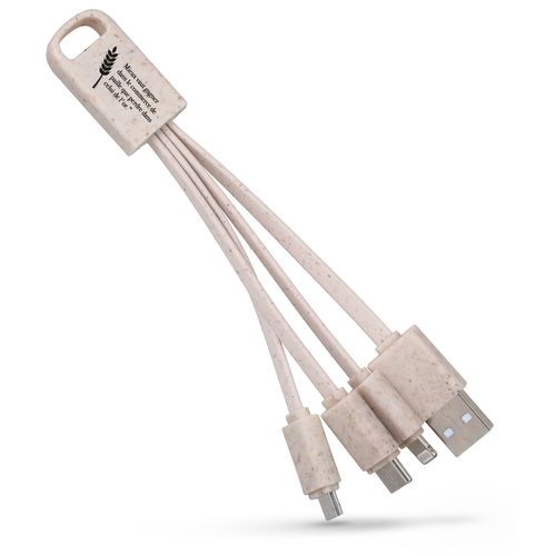 Kit de Chargement USB Multifonction en Bambou Personnalisable