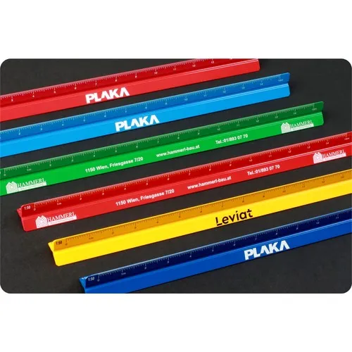 Règle Triangulaire Personnalisable 15-30 cm - Objet Publicitaire