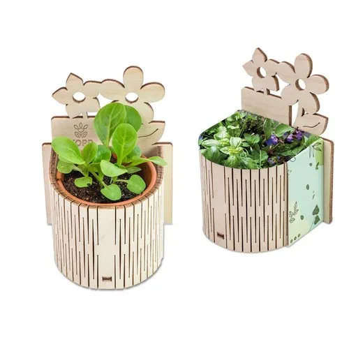 Mini-Jardin Publicitaire - Mélange d'Herbes Aromatiques Personnalisable