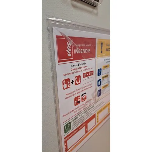 Pochette adhésive refermable personnalisable avec rabat de sécurité