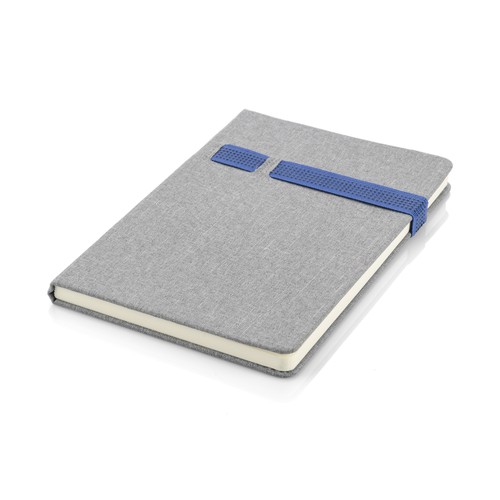 Carnet A5 Couverture Textile 80 Pages Lignées - Personnalisable