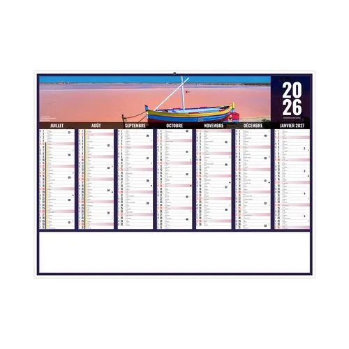 LIBERTE OCCITANIE 2026 - MIDI 430 x 335 mm - LEGER 400G - SANS MARQUAGE - 1 TROU EN TETE