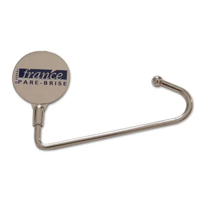 Accroche-Sac Luxe Fixe Personnalisable avec Pochette Tissu