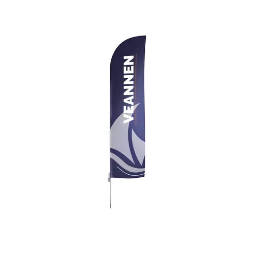 Beachflag 70 x 300 cm personnalisé - Visibilité maximale extérieure