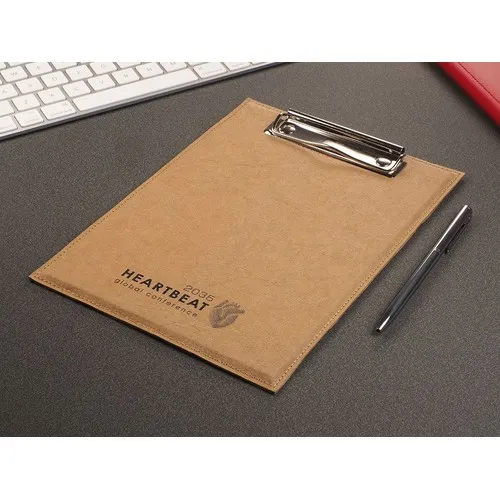 Presse-papiers personnalisable avec clip - Écritoire publicitaire