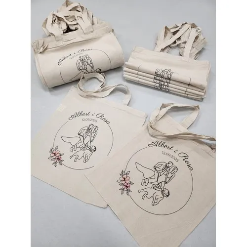 Sac en Tissu Coton Personnalisé 38x42cm | Tote Bag Publicitaire