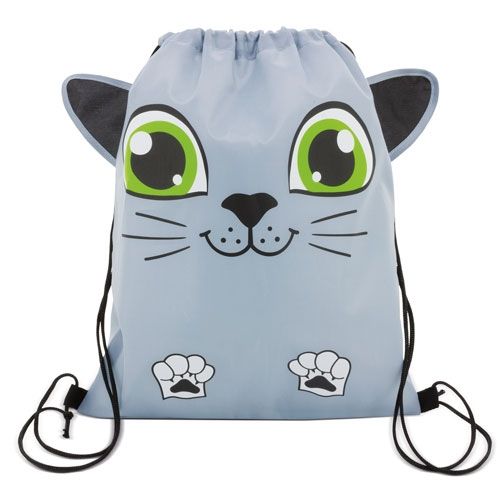 Sac à dos à cordon animal personnalisable - Collection ludique