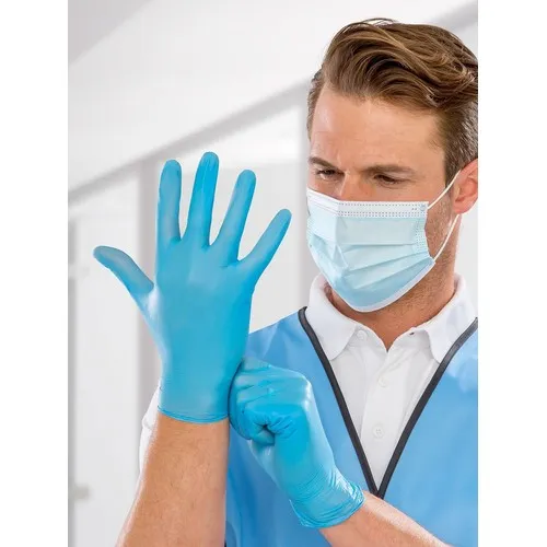 Vinyl blue gloves (pack of 100)
