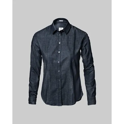 Chemise Jean Femme Personnalisable - Coupe Cintrée Stretch