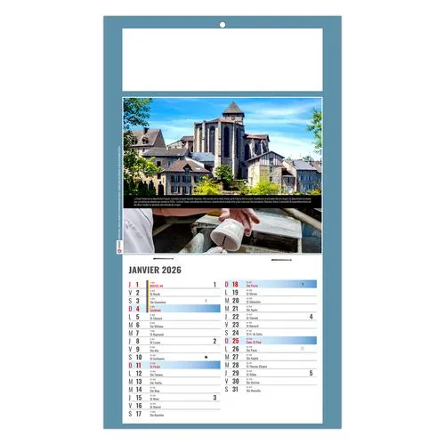 PLAQUE 1 VUE STEPHANE 2026 - DOS CARTON - BLOC B2 - SANS MARQUAGE