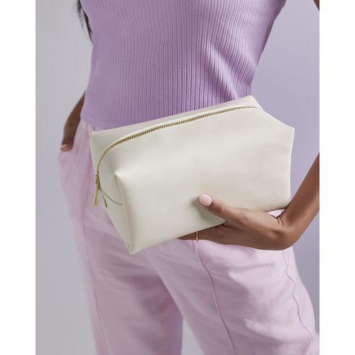 Trousse de Toilette Simili Cuir Saffiano Personnalisable