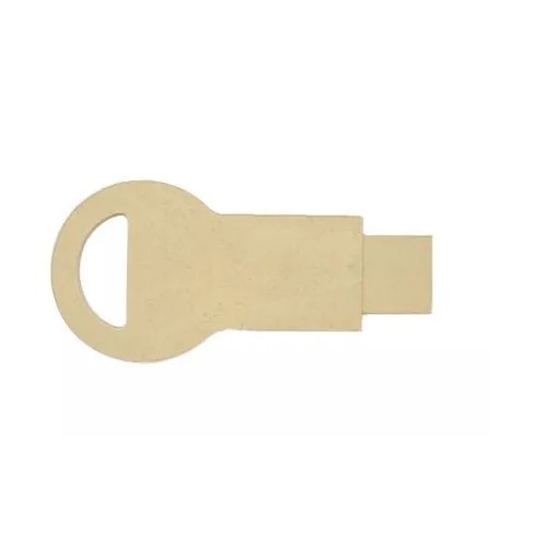 Clé USB Écologique en Paille de Blé Personnalisable