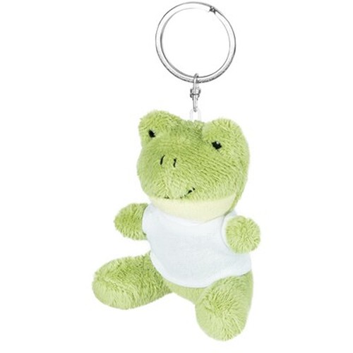 Porte-clés Grenouille en Peluche avec T-shirt Personnalisable