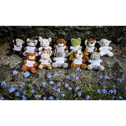 Porte-clés Grenouille en Peluche avec T-shirt Personnalisable