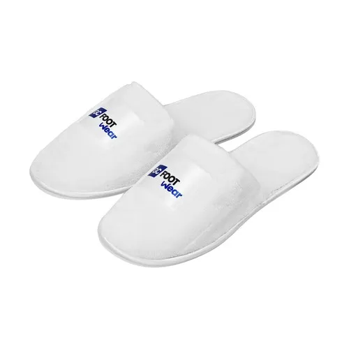 Chaussons Personnalisables Blancs - Confort Premium pour Entreprises