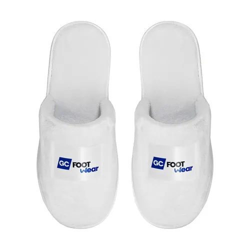 Chaussons Personnalisables Blancs - Confort Premium pour Entreprises