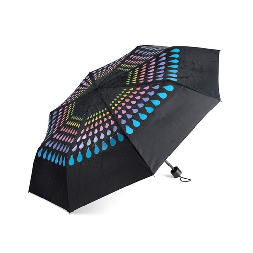 Parapluie Pliant Changeant de Couleur - Effet Magique sous la Pluie