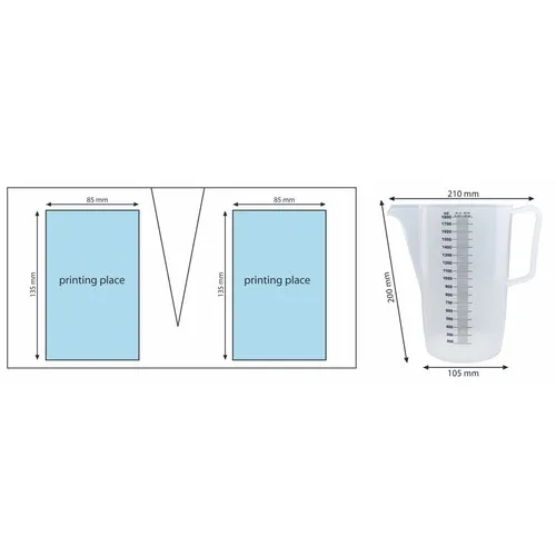 Gobelet doseur SOLID 1800 ml