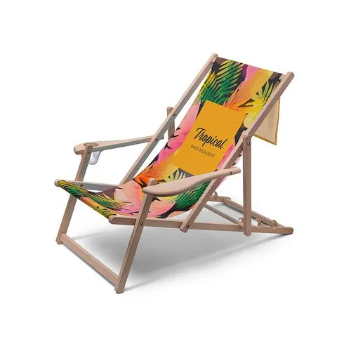 Chilienne Relax Comfort personnalisable avec accoudoirs et porte-gobelet