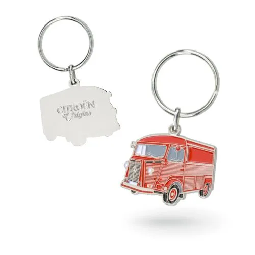 Porte-clés sur-mesure en métal fabriqué en Europe