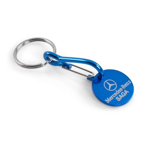 Porte-Clés Jeton Caddie Aluminium Personnalisable - Dès 500 ex.