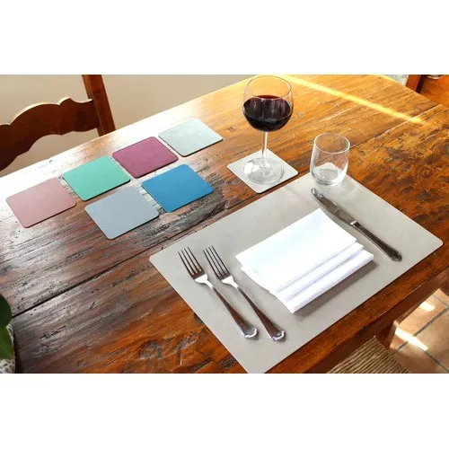 Set de Table en Simili Cuir Personnalisable - Design Italien Premium