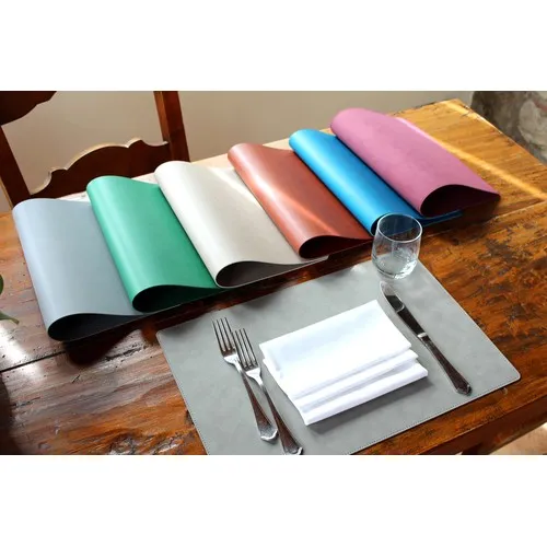 Set de Table en Simili Cuir Personnalisable - Design Italien Premium