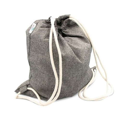 Sac à cordon éco-responsable en coton et polyester recyclés