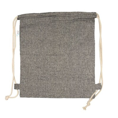 Sac à cordon éco-responsable en coton et polyester recyclés