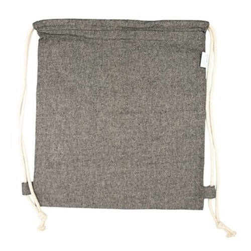 Sac à cordon éco-responsable en coton et polyester recyclés