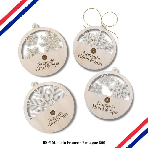 Boules de Noël Bois – Made In France