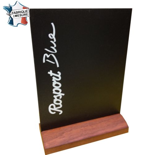 Ardoise de Table Personnalisée sur Socle - Fabrication Française