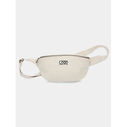 Sac Banane Publicitaire en Jute Bio GOTS - Fabrication Éthique