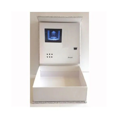 Coffret Vidéo LCD Personnalisable - Écran Intégré 2,4 Pouces