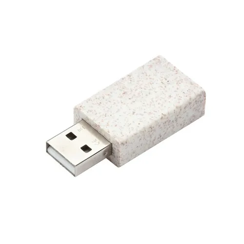Adaptateur Anti-Piratage / Bloqueur de Données USB ECO On custom card Blanc