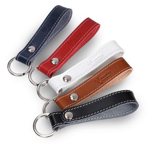 Porte-clés Cuir Français Personnalisable - Fabrication ESAT