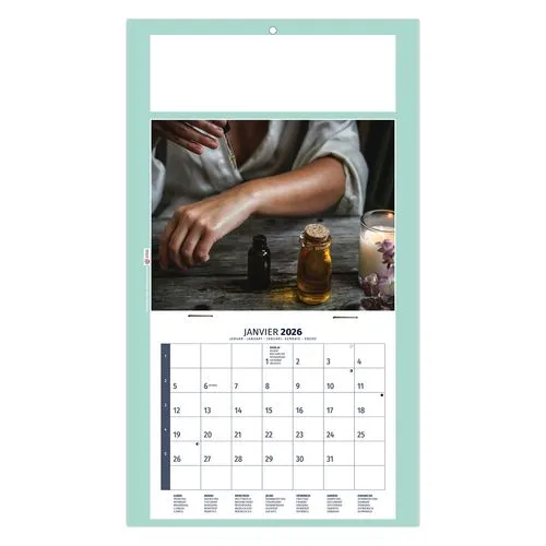 PLAQUE 1 VUE HOMEO 2026 - DOS CARTON - EURO BLOC - SANS MARQUAGE