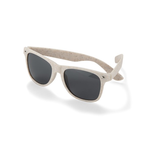 Lunettes de soleil personnalisables bambou et noir - UV400